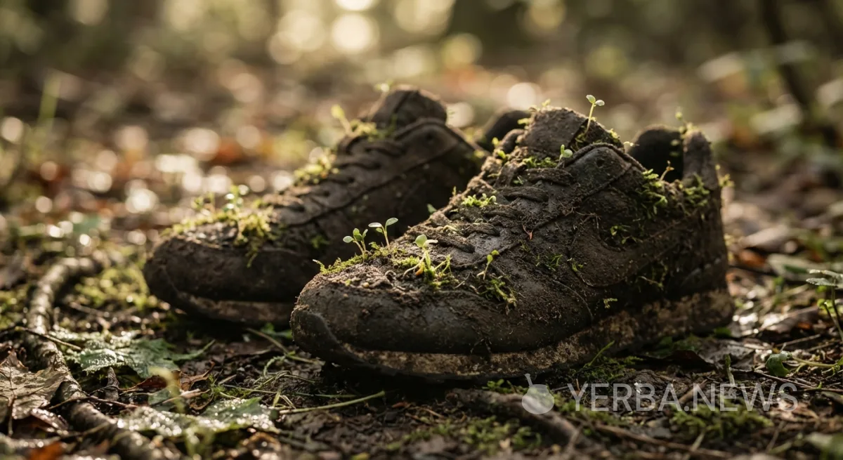 Literally Made of Dirt: Basura and Yerba Madre Create Sneakers That Crumble into Wildflowers