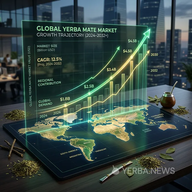 Global Yerba Mate Market Projected to Reach $3.4 Billion by 2034, Fueled by Wellness Wave